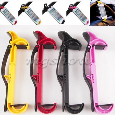 Steering Wheel Cradle Holder SMART Clip Car Vehicle Mount for iPhone Phone GPS