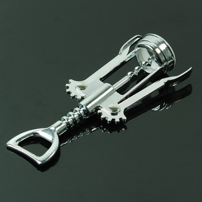 Deluxe 2in1 Waiter Metal Angel Wings Wine Corkscrew Bottle Beer Cap Opener