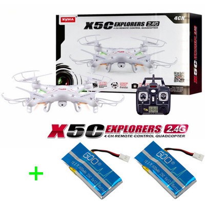 Syma Explorer X5C Explorers 2.4G 4CH 6Axis Gyro RC Quadcopter With HD Camera RTF