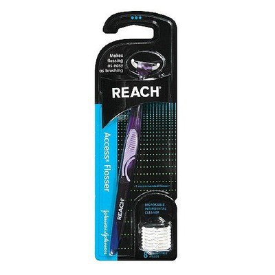 Reach Access Flosser Starter Pack With 8 Refill Head - 1 Each