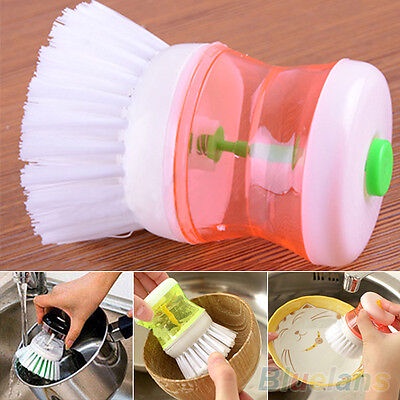Kitchen Wash Tool Pot Pan Dish Bowl Cleaning Brush Scrubber Cleaner Novel Gadget