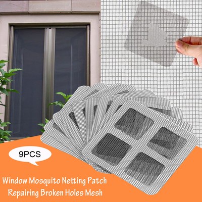 10x10cm Door Window Screen Anti-mosquito Net Patch Repairing Broken Holes Mesh