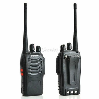 Walkie Talkie 2-Way 16CH Radios Transceiver Handheld Interphone Intercom BF-888S