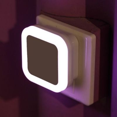 Auto LED Light Induction Sensor Control Bedside Night Light In Wall Lamp US/EU
