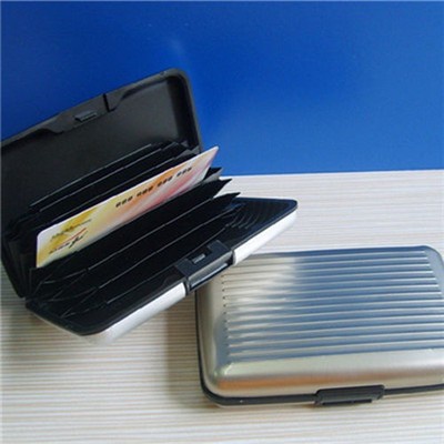 Pocket Waterproof  ID Credit Card Wallet Holder Aluminum Metal Case Box