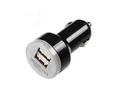 2-Port Mini Dual USB Car Charger 2A Adapter for Cigarette Lighter Outlet Socket