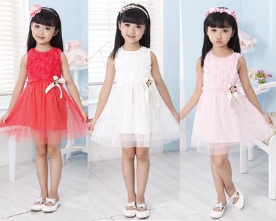 Baby Girls Toddlers Braces Skirt Party Dresses Kids XMAS Formal Dress Clothing