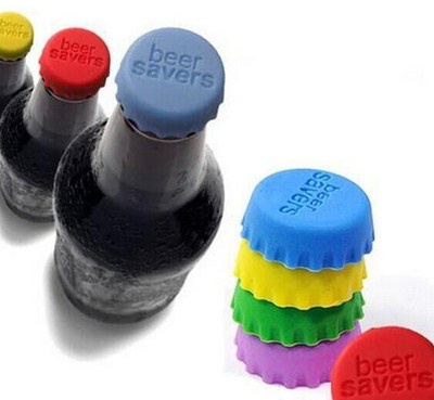 6pcs Silicone Bottle Cap Cover Beer Saver Stopper Lid Cap Reusable bottle cap