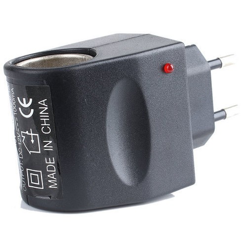6W 220V AC Wall Power to 12V DC EU Car Cigarette Lighter Adapter Converter New
