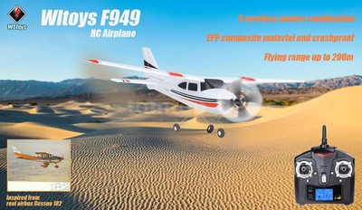 Brand New Wltoys F949 2.4G 3Ch RC Airplane Fixed Wing Plane Remote control M7O6