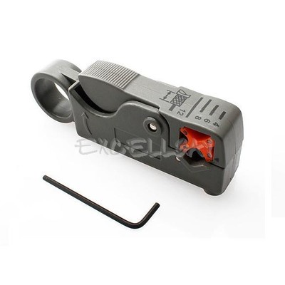Rotary Coax Coaxial Cable Cutter Tool RG58 RG6 Stripper Coax Rotary Cutter