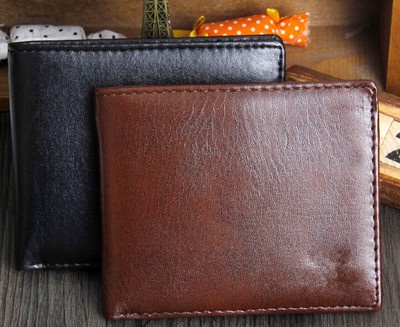 Men Leather Wallet Pocket Coin Card Money Holder Clutch Bifold Slim Purse DGU S