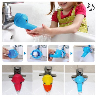Animal Faucet Extender For Helps Children Toddler Hand Washing in Bathroom Sink