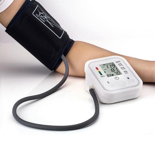 Digital Pulse Health Care Tonometer Upper Arm Monitors Blood Pressure 1 Pcs
