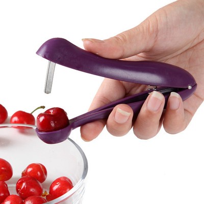 Cherry Pitter Olives Pits Stoner Removal Core Squeeze Grip Kitchen Tool