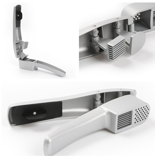 Aluminum Garlic Press Presser Crusher Slicer Insert Gadgets Kitchen Tool 2 Mode