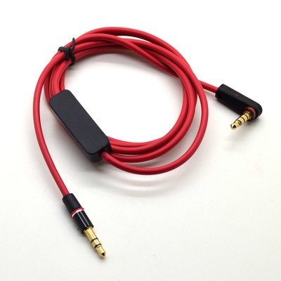 High Quality 3.5mm To Right Angel Replacement Audio AUX Cable For Headphone 1PC