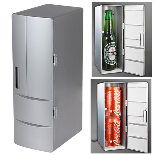 Cool Small USB Fridge Refrigerator Freezer Convenient & Plug and Play
