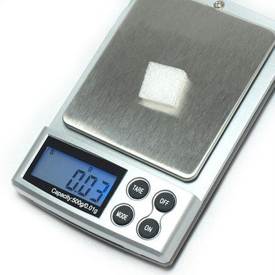 Handy 500g x 0.01g Digital Mini Pocket Scale Jewelry Weight Balance Scale FS