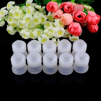 10pcs Piping Pastry Tip Icing Bag Couplers Adapter Connector Fit Standard Nozzle