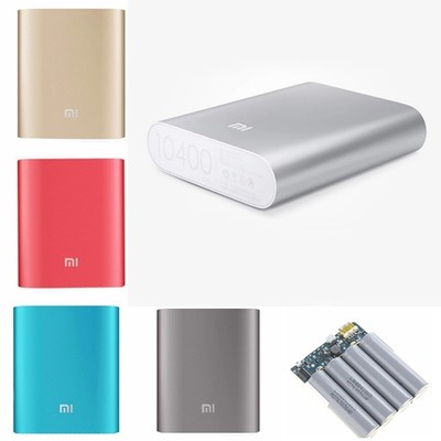 Original XiaoMi 10400mAh Portable Battery USB Charger Power Bank For Mobilephone