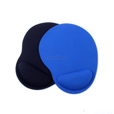 4mm Thin Wrist Mouse Pad Sponge Mat Mice Pad Optical/Trackball Mouse Blue Black