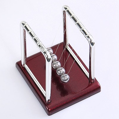 Steel Cradle Physics Science Pendulum Desk Fun Toy Gift Newton's Balance Ball GR