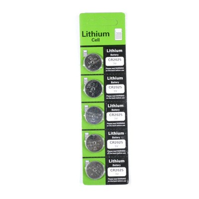 5x CR2025 CR 2025 LM2025 DL2025 BR 2025 3 Volt Button Cell Battery