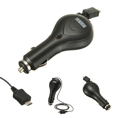 Retractable Car Charger For Samsung Galaxy S4 S3 S2 Note BlackBerry HTC LG Nokia
