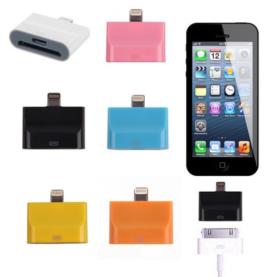 2in1 Micro USB+30Pin to 8Pin Adapter Converter for Touch 5 Nano 7 iPhone 5 5S 5C