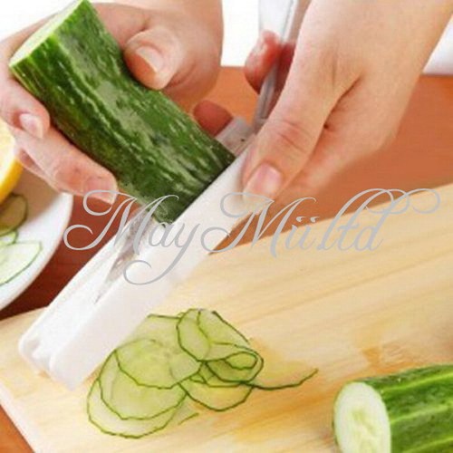 Cucumber Potato Slicer Cutter Peeler Food Facial Mask Beauty with Mirror