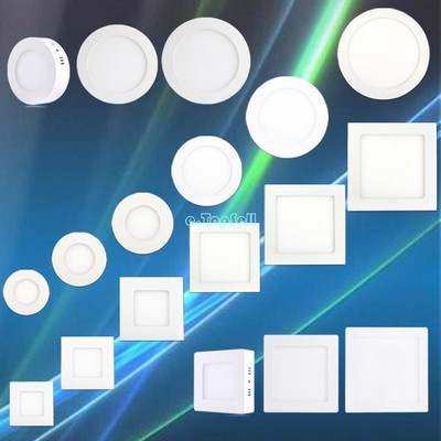 Ultra Bright LED Panel Light Wall Lamp Ceiling Downlight Recessed Surface Mount