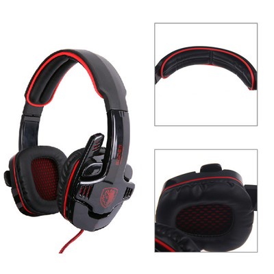 Sades SA901 Stereo 7.1 Surround Pro Gaming Headset USB Headphone For PC Laptop