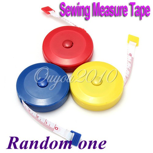 Mini Color Retractable Tape Measure Sewing Tailor Dieting Tapeline Ruler