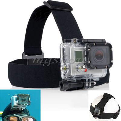 Head Strap Mount Adjustabe Elastic for GoPro HD Hero 1 2 3 3+Camera Accessories