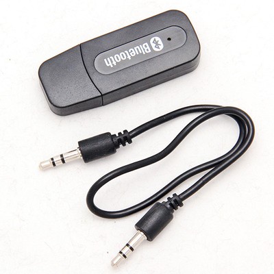 USB Bluetooth 3.5mm Stereo Audio Music Receiver Adapter For iPhone4 4S 5 Mp3 JU