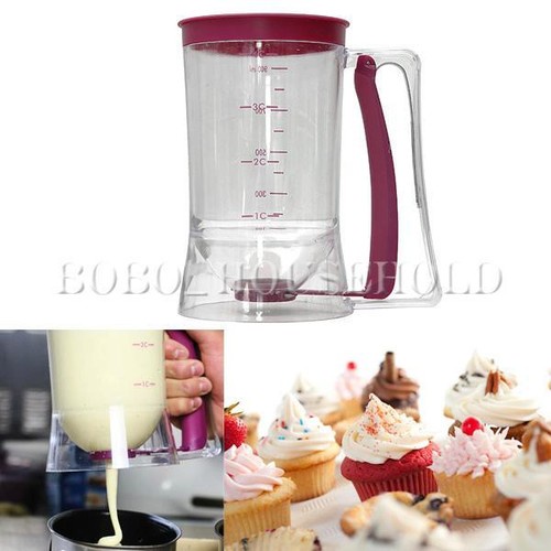 Cupcake Pancake Batter Dispenser Muffin Helper Mix Pastry Jug Baking Tool Maker
