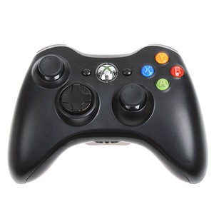 New Wireless Shock Game Joypad Controller For Genuine Microsoft xBox 360 - Black