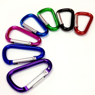 UPICK 3/10/20 Aluminium 4CM Carabiner Hiking Hook Keychain D Shaped Clips A1404