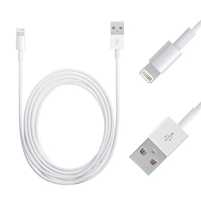 8 Pin USB Sync Data Charger Charging Cable For iPhone 5S 5 5C 1M/2M/3M/5M White