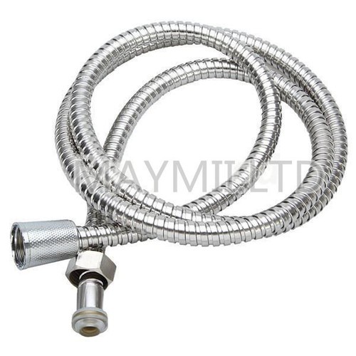 1.5M Flexible Chrome Shower Water Hose Stainless Steel Bathroom Bath Pipe N