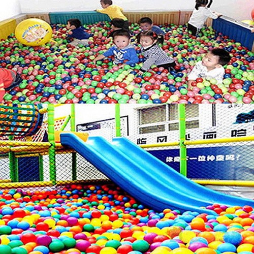 Colorful Simple 100 pcs Ball Soft Plastic Ocean Ball Baby Kid Toy Swim Pit Toy Z
