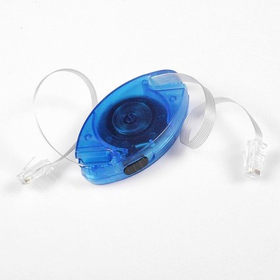 New 8FT 2.5m Retractable Ethernet Network Lan Cable Cord Wire #8249