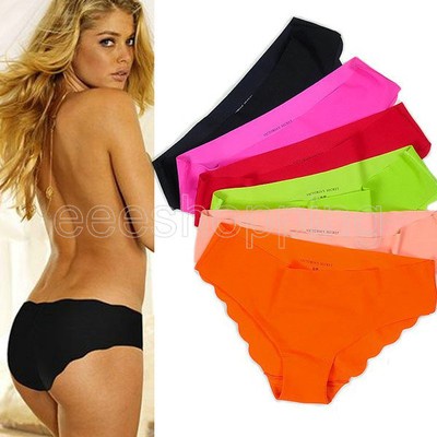 Free New Womens Lady Sexy Ultra-thin Soft Panties Briefs Bikini Underwear SZ M/L