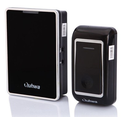 Wireless Digital Doorbell Door Bell Chime Volume Control Water Proof Black 220V