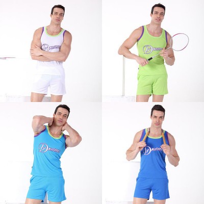 XUBA Summer Shorts Men's Household Sport Vest Breathable Athletic Apparel