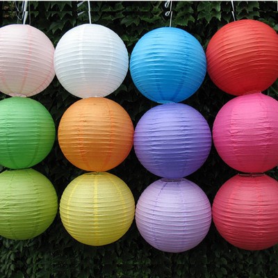 NWT Multicolor Chinese paper Lanterns Wedding Party Decoration New Style