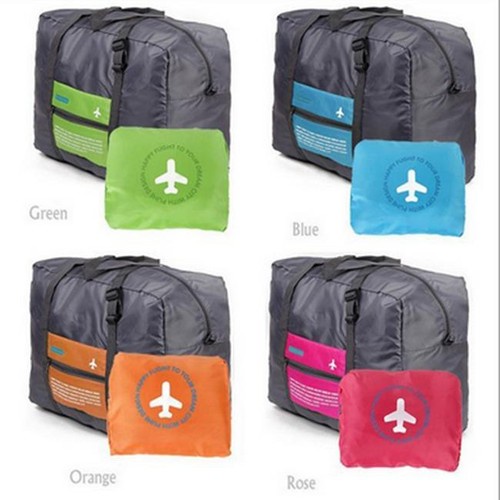 Chic Foldable Waterproof Nylon Bag Portable Travel Tote Luggage Storage Bag - 6A