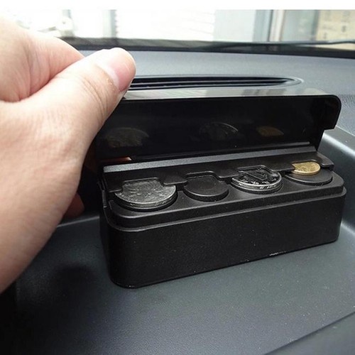 Utility Car Interior Coin Case Storage Box Holder Container Organizer Gadget - G