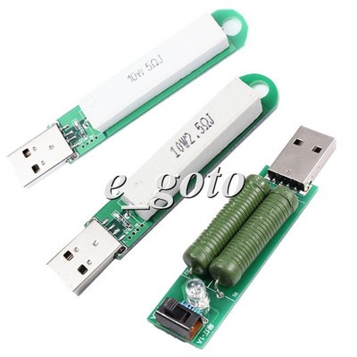 1A/2A/With Switch USB Load Tester USB Current Tester Power Current Detection